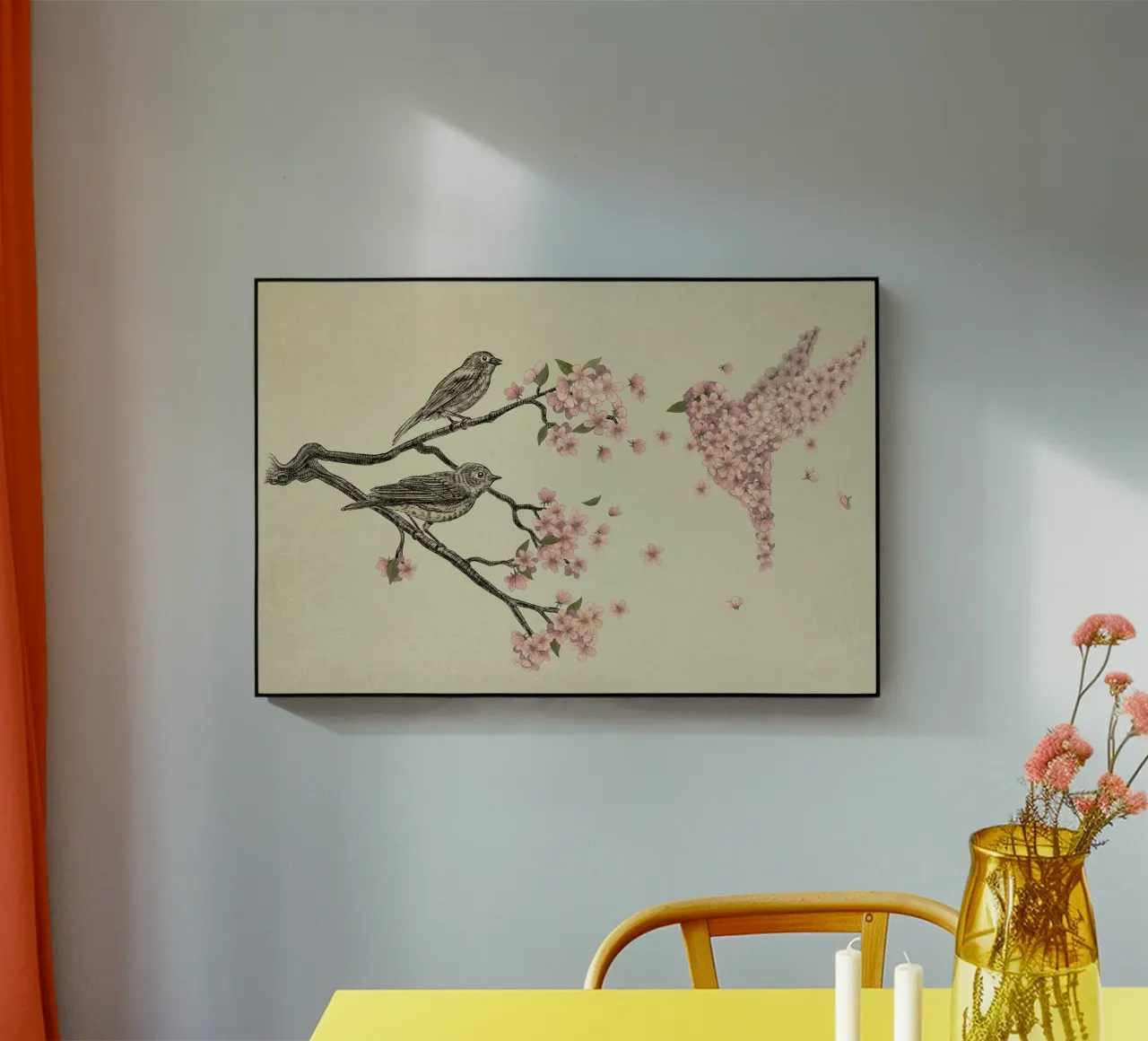 Blossom Bird plexiglass da Terry Fan