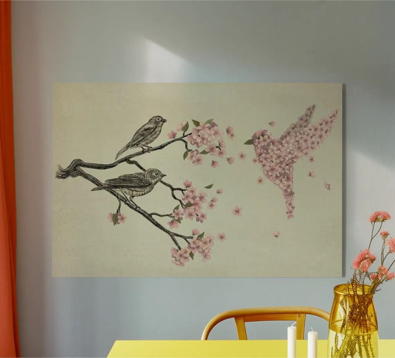 Blossom Bird plexiglass da Terry Fan