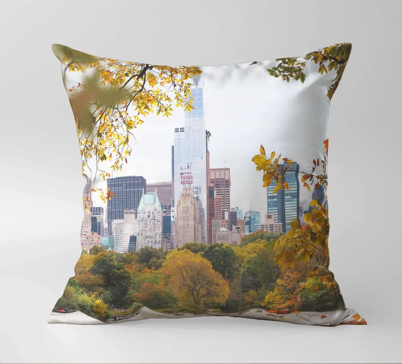 New York, USA I Central Park lago in natura bokeh cuscino da Julie Travel Photography