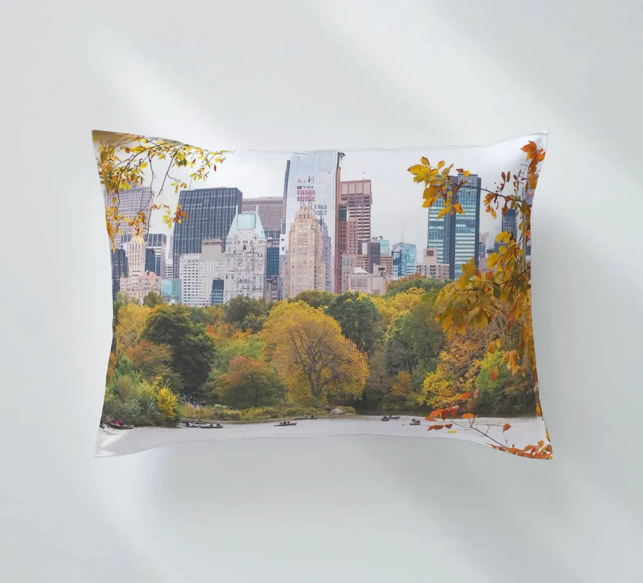 New York, USA I Central Park lago in natura bokeh cuscino da Julie Travel Photography