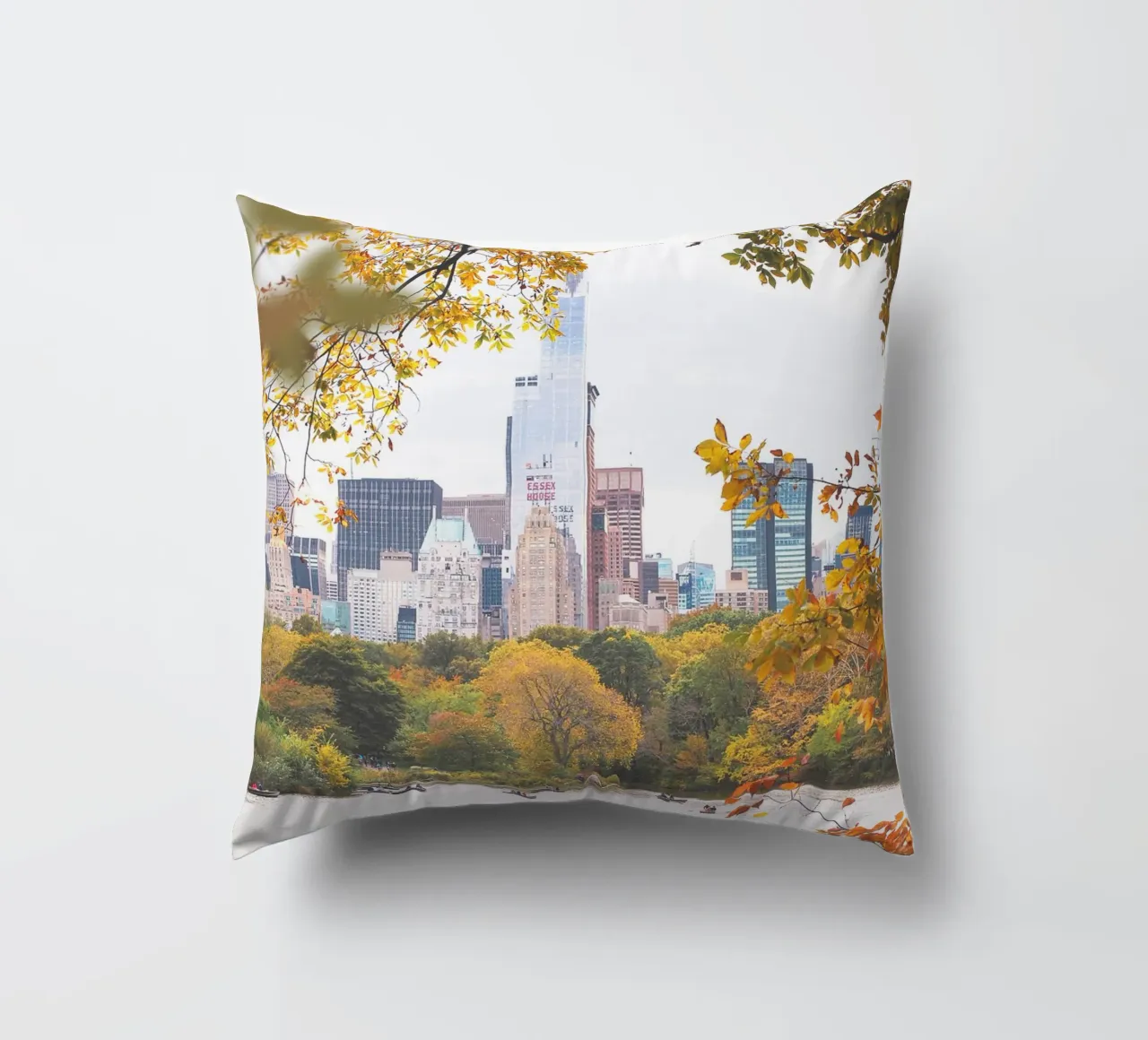 New York, USA I Central Park lago in natura bokeh cuscino da Julie Travel Photography
