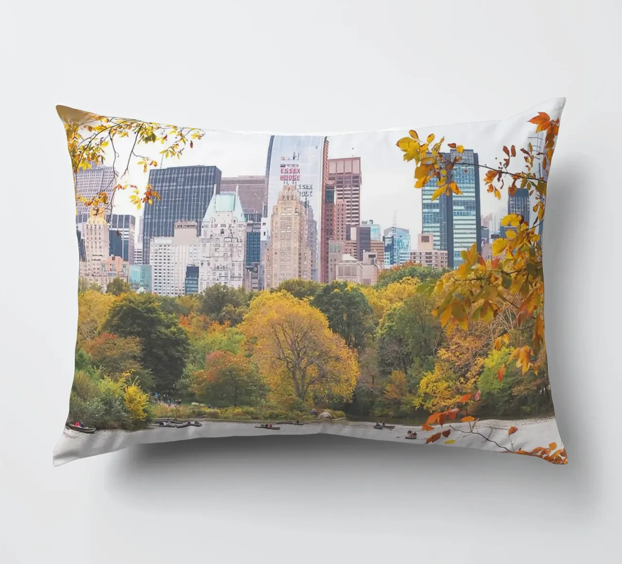 New York, USA I Central Park lago in natura bokeh cuscino da Julie Travel Photography