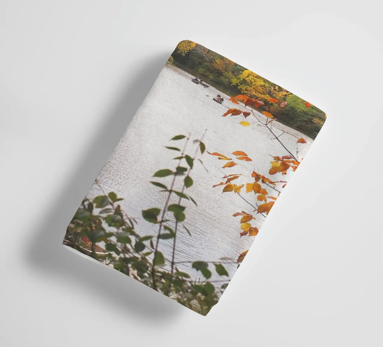 New York, VS I Central Park meer in de natuur bokeh badhanddoek van Julie Travel Photography