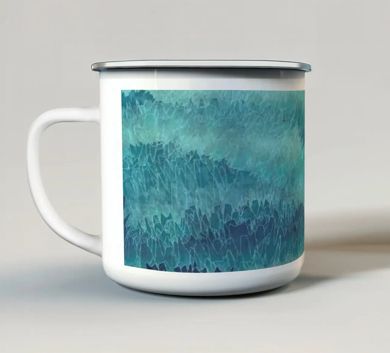 Eastern Hills tazza in smalto da Angelo Cerantola