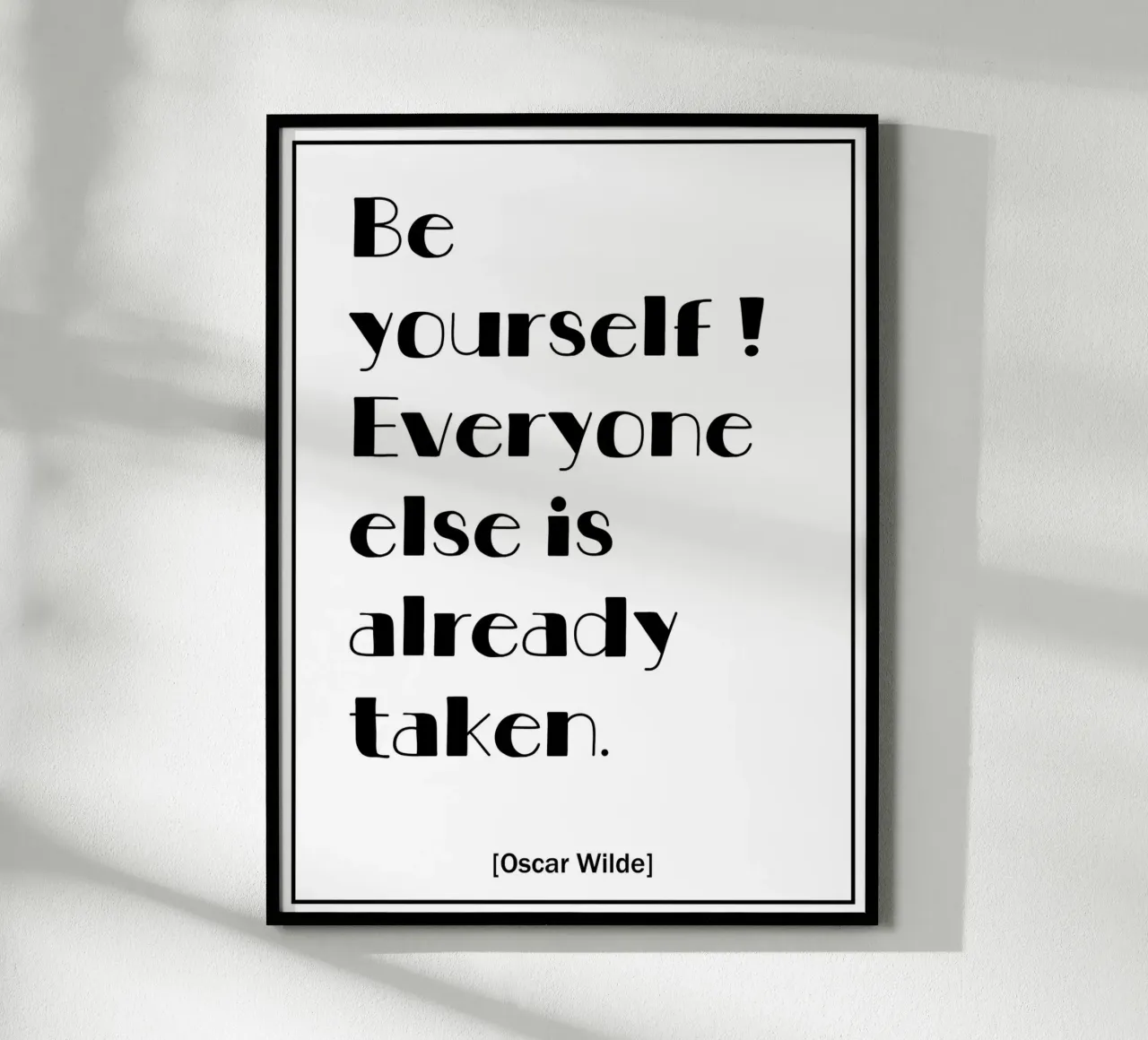 Citazione ispirata di Oscar Wilde poster da Wall of Words