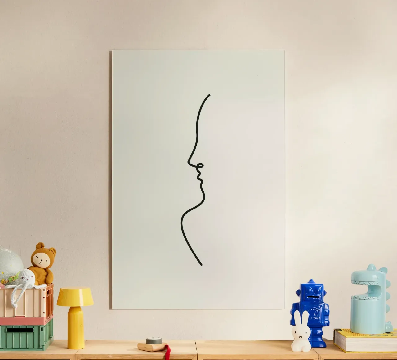 Kiss acrylic glass by Wuukasch