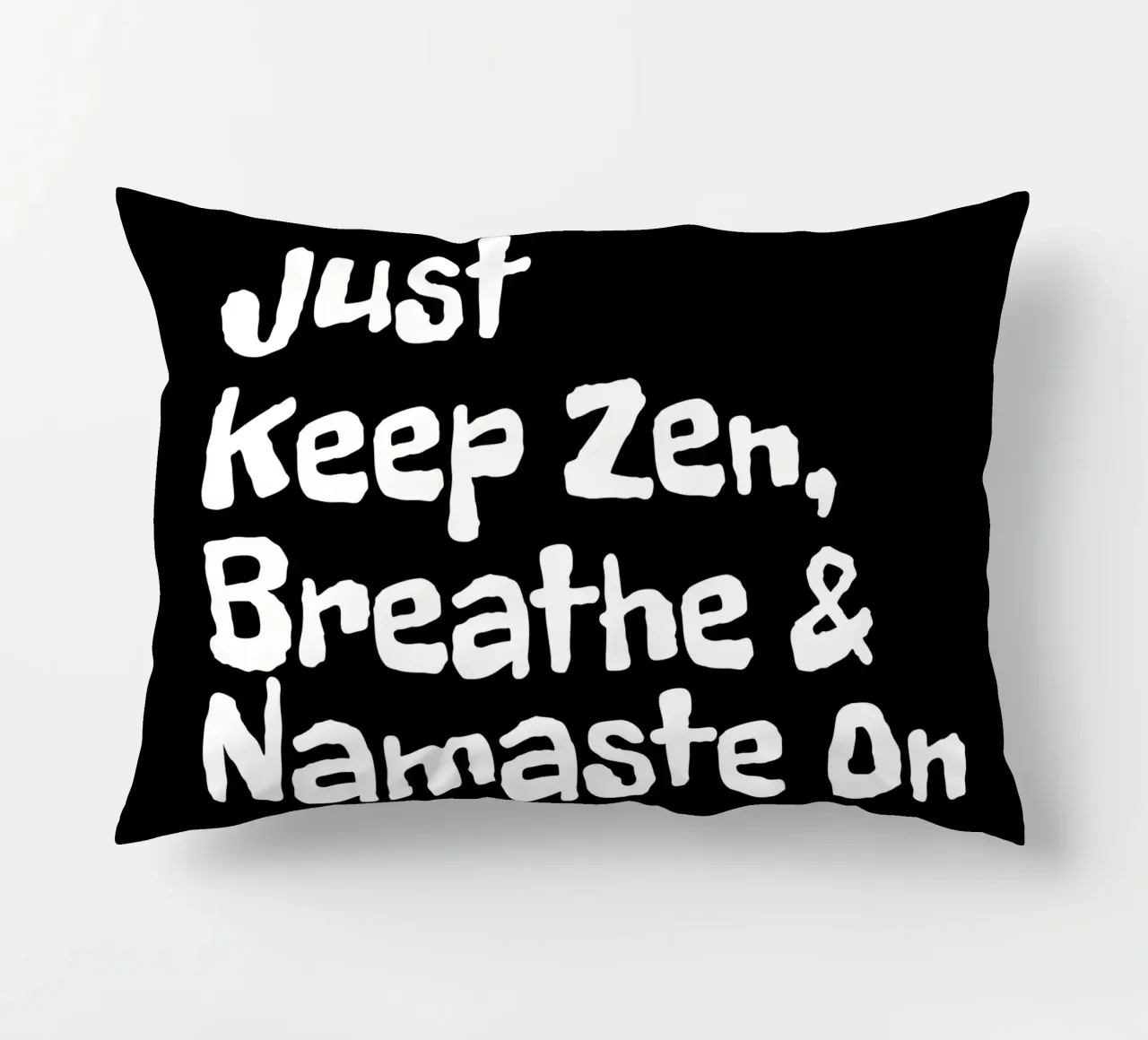 Just keep zen, breathe and namaste on cuscino da happieeagle