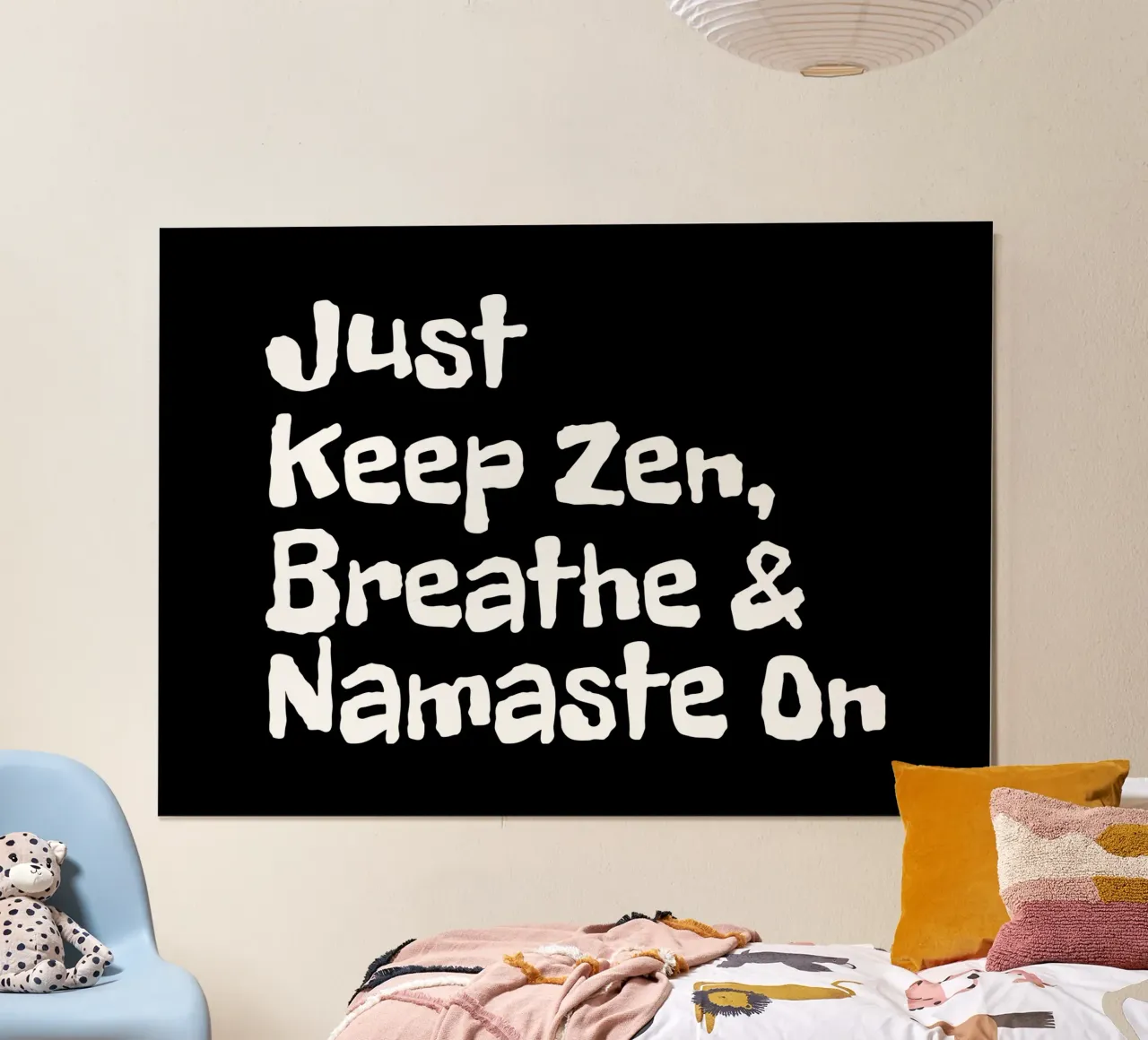 Just keep zen, breathe and namaste on carta hahnemühle da happieeagle