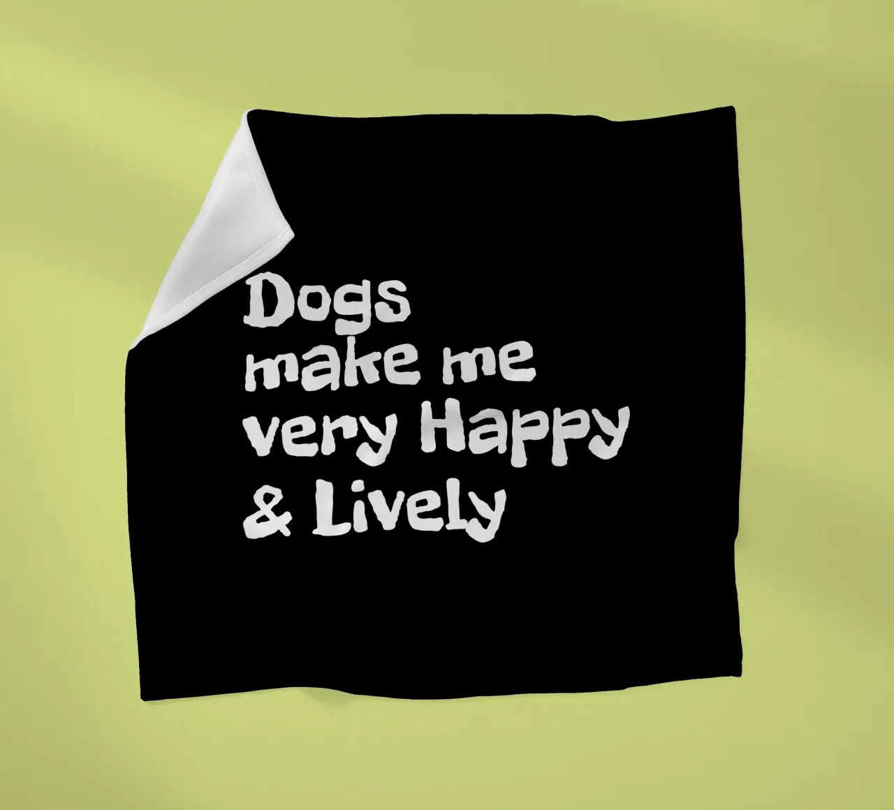 Dogs make me very happy and lively fleece blanket by happieeagle