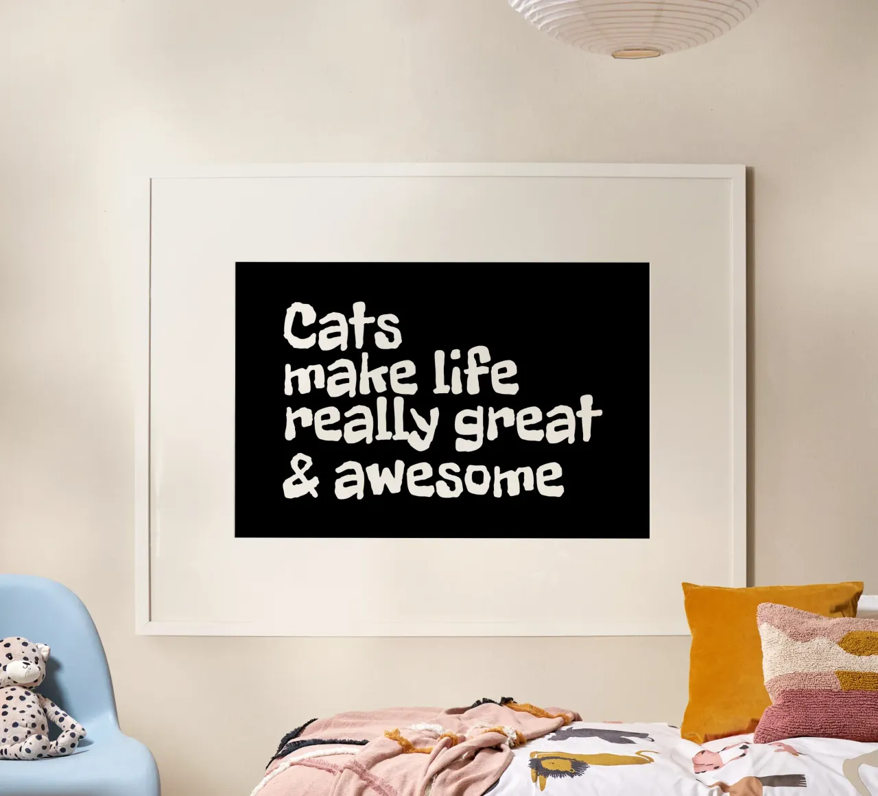 Cats make life really great and awesome carta hahnemühle da happieeagle