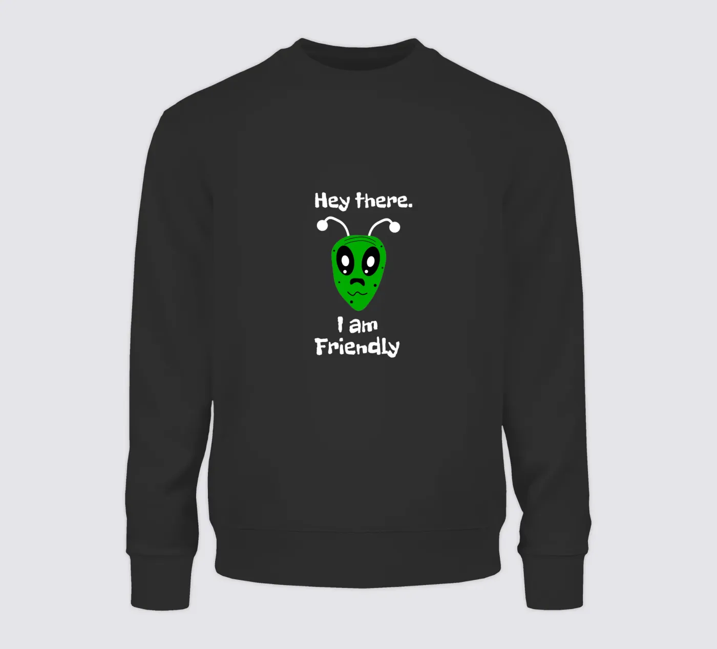 Friendly Alien felpa da happieeagle
