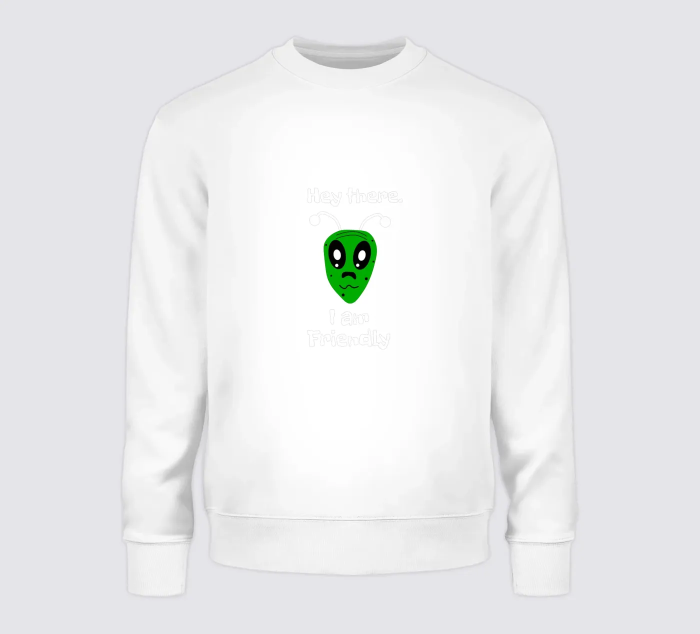 Friendly Alien felpa da happieeagle