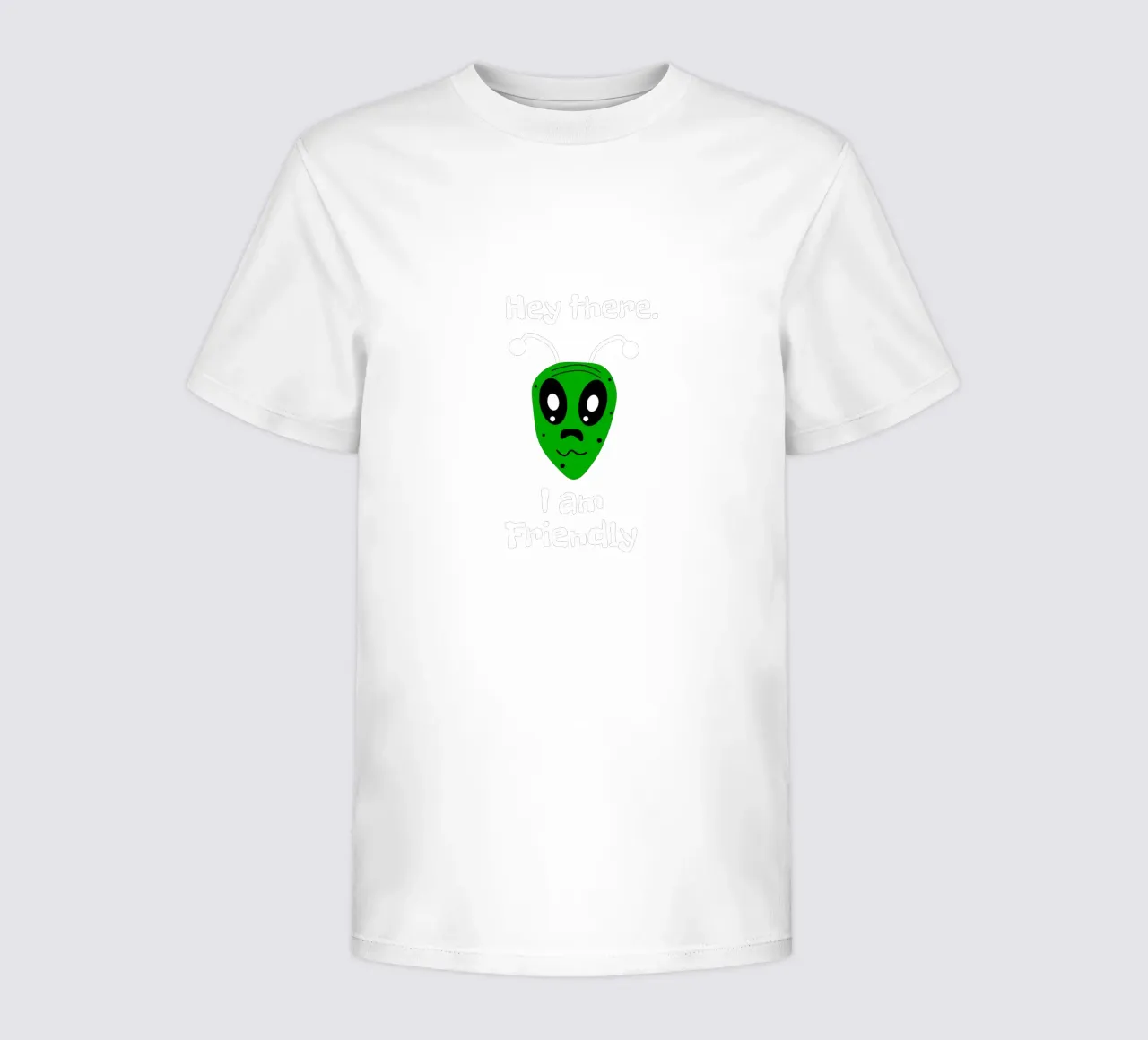 Friendly Alien t-shirt bambini da happieeagle