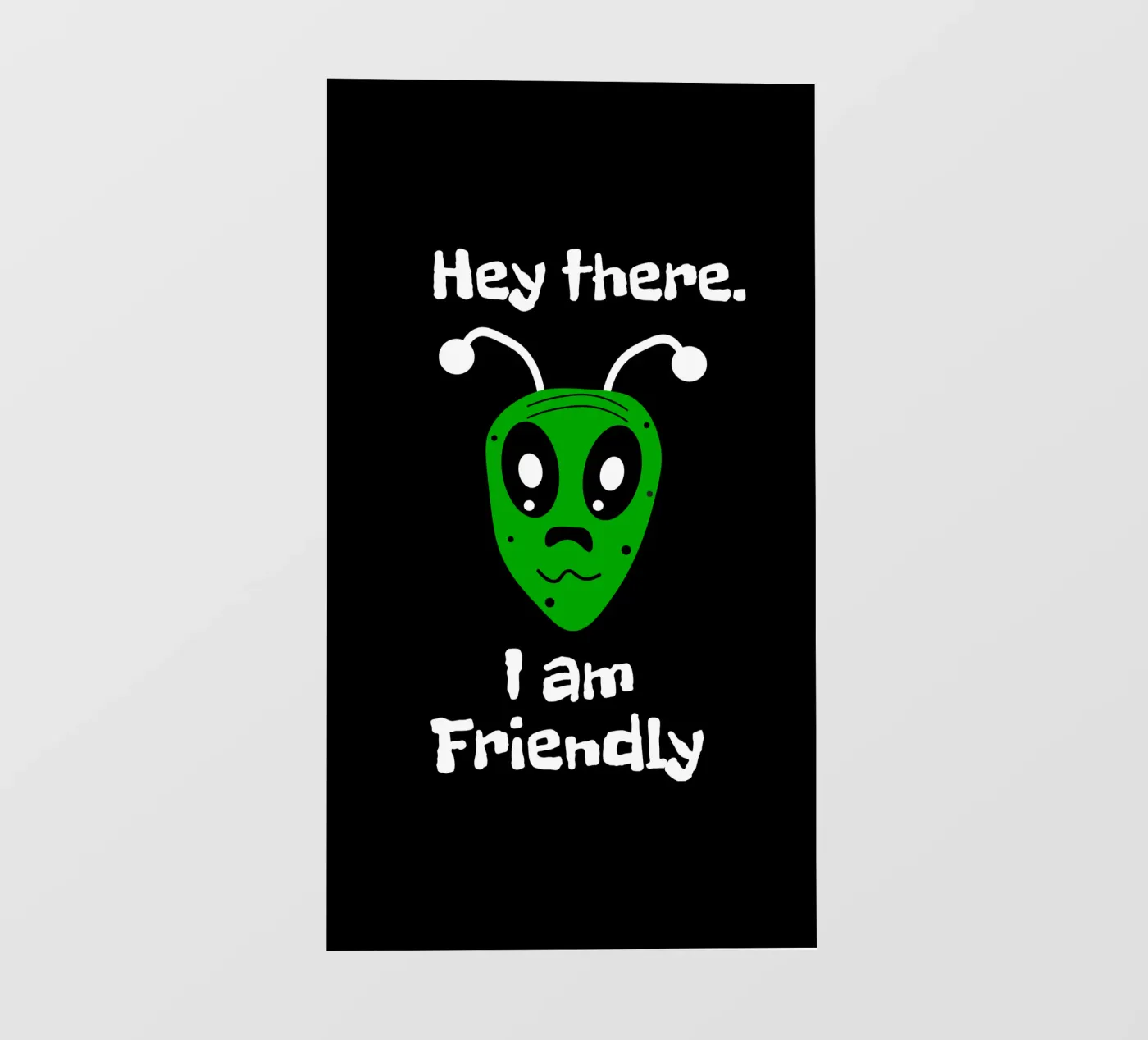 Friendly Alien fotobehang van happieeagle