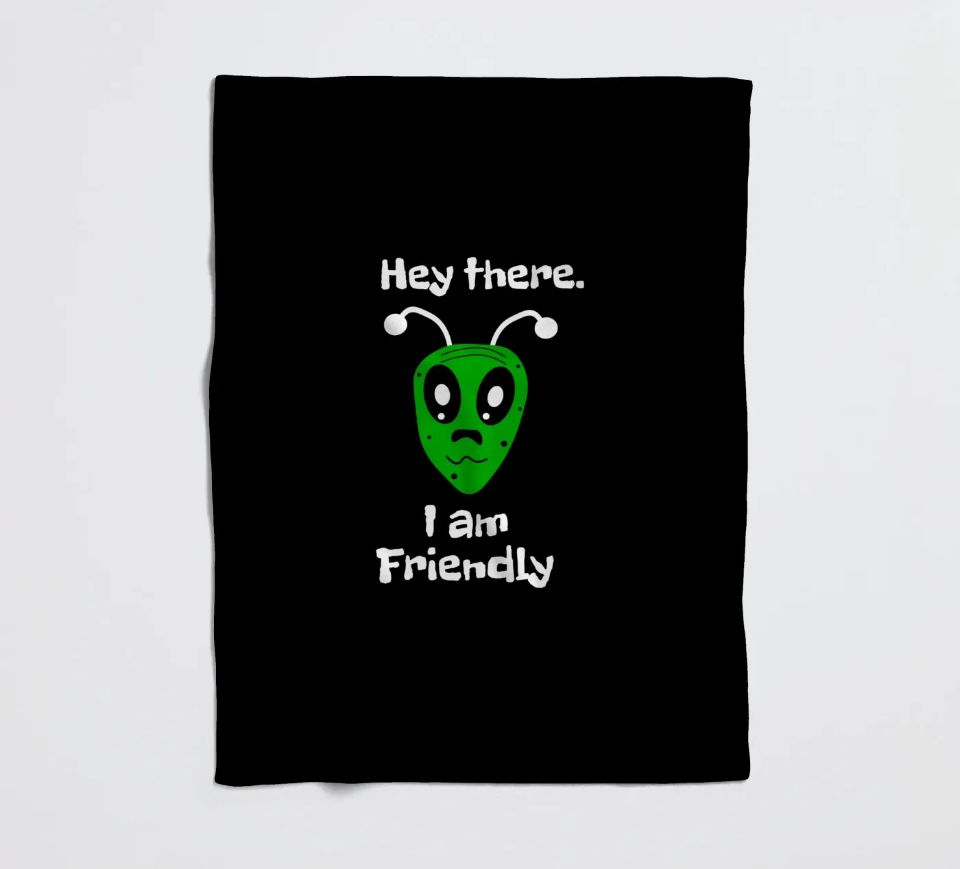 Friendly Alien fleecedeken van happieeagle