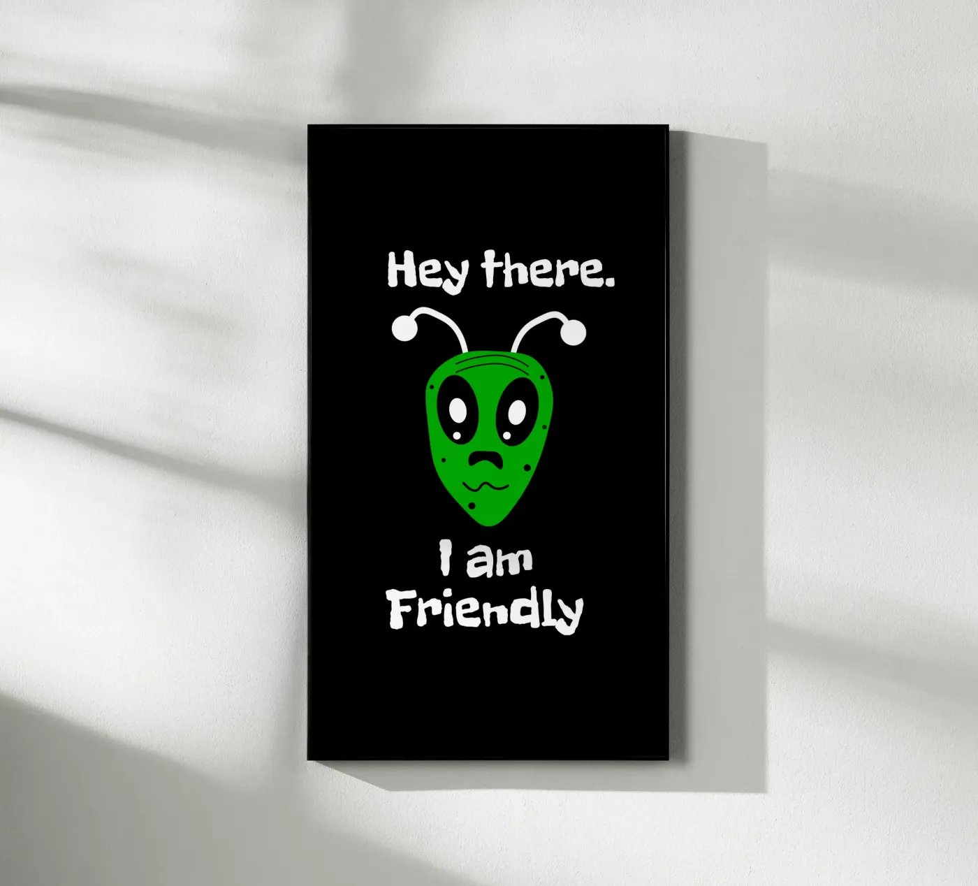 Friendly Alien plexiglas de happieeagle