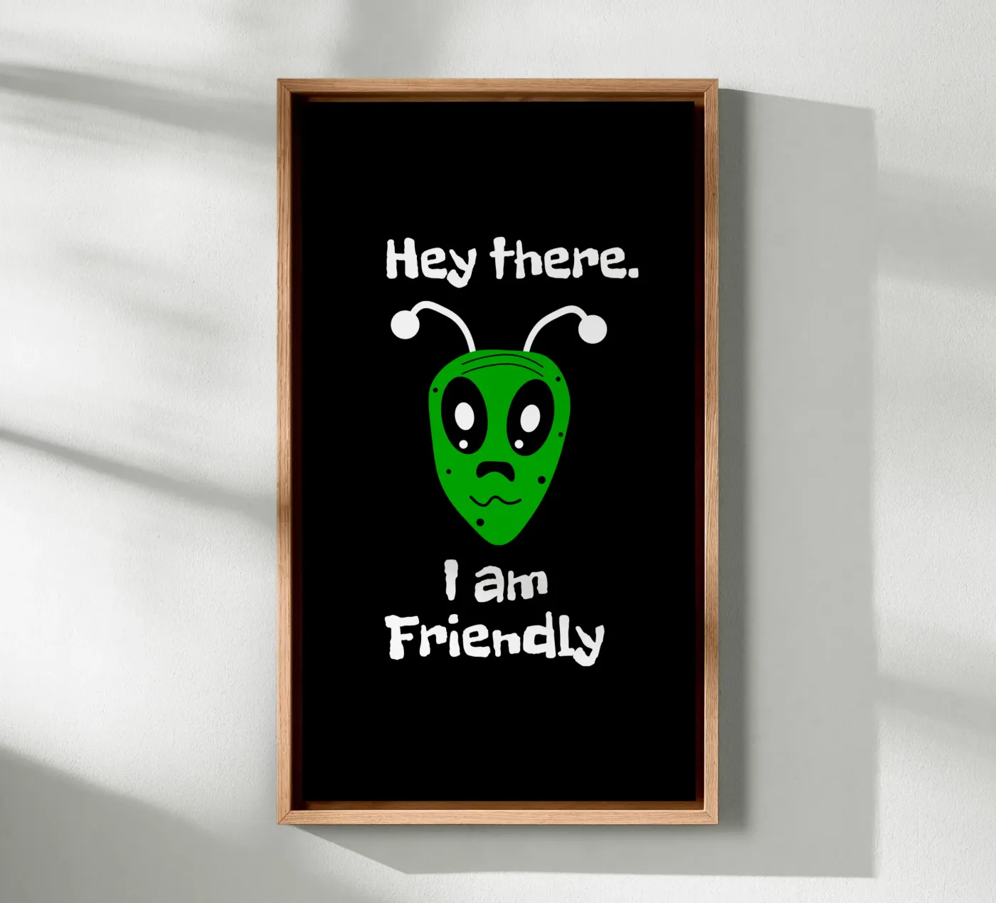 Friendly Alien tela da happieeagle