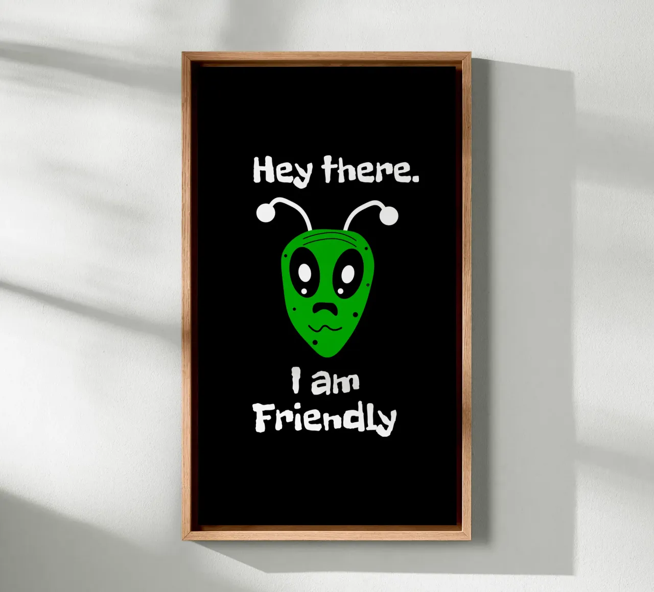 Friendly Alien tela da happieeagle