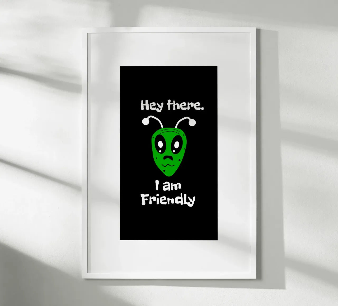 Friendly Alien poster da happieeagle