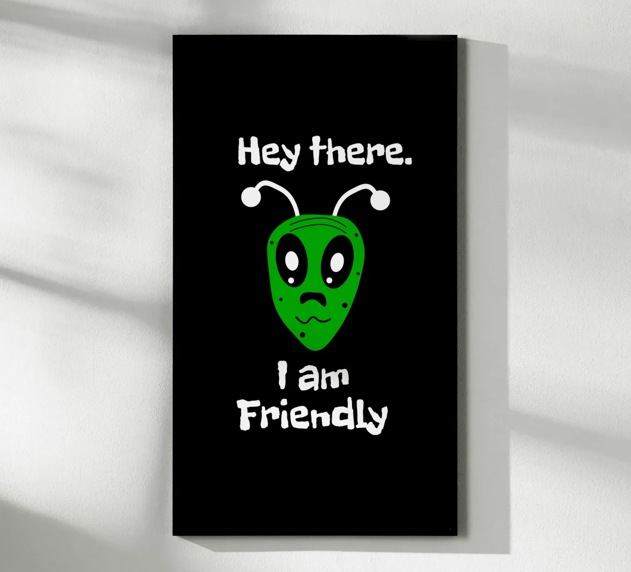 Friendly Alien poster da happieeagle