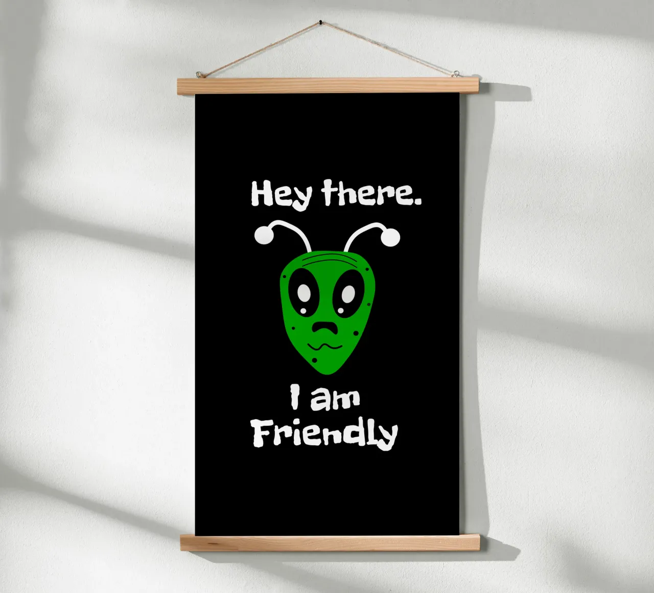 Friendly Alien poster da happieeagle