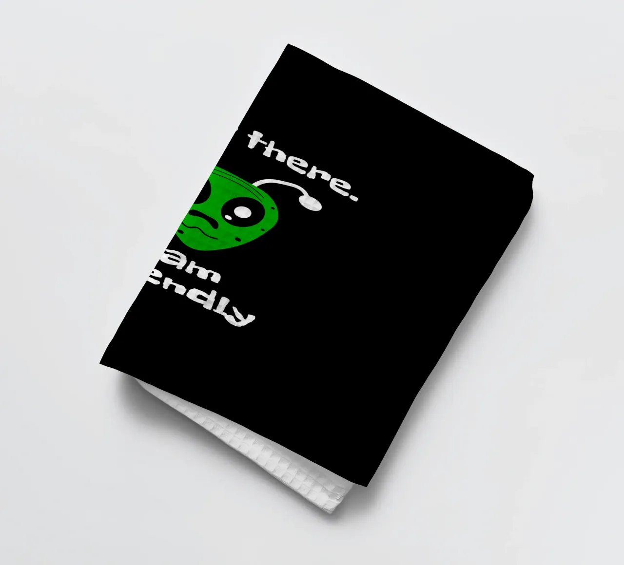 Friendly Alien canovaccio da cucina da happieeagle