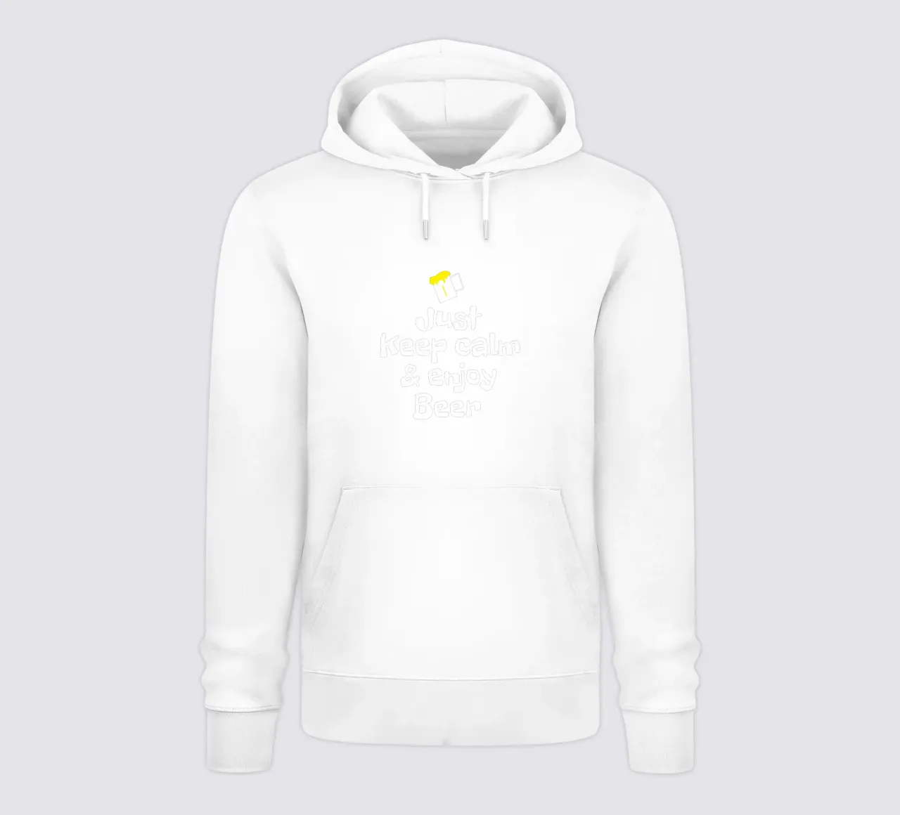 Just keep calm and enjoy beer sudadera con capucha de happieeagle