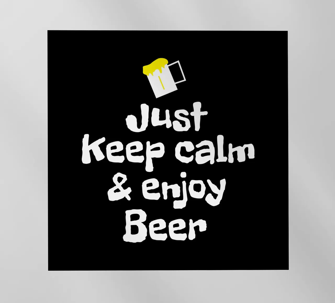 Just keep calm and enjoy beer pellicola backlit da happieeagle