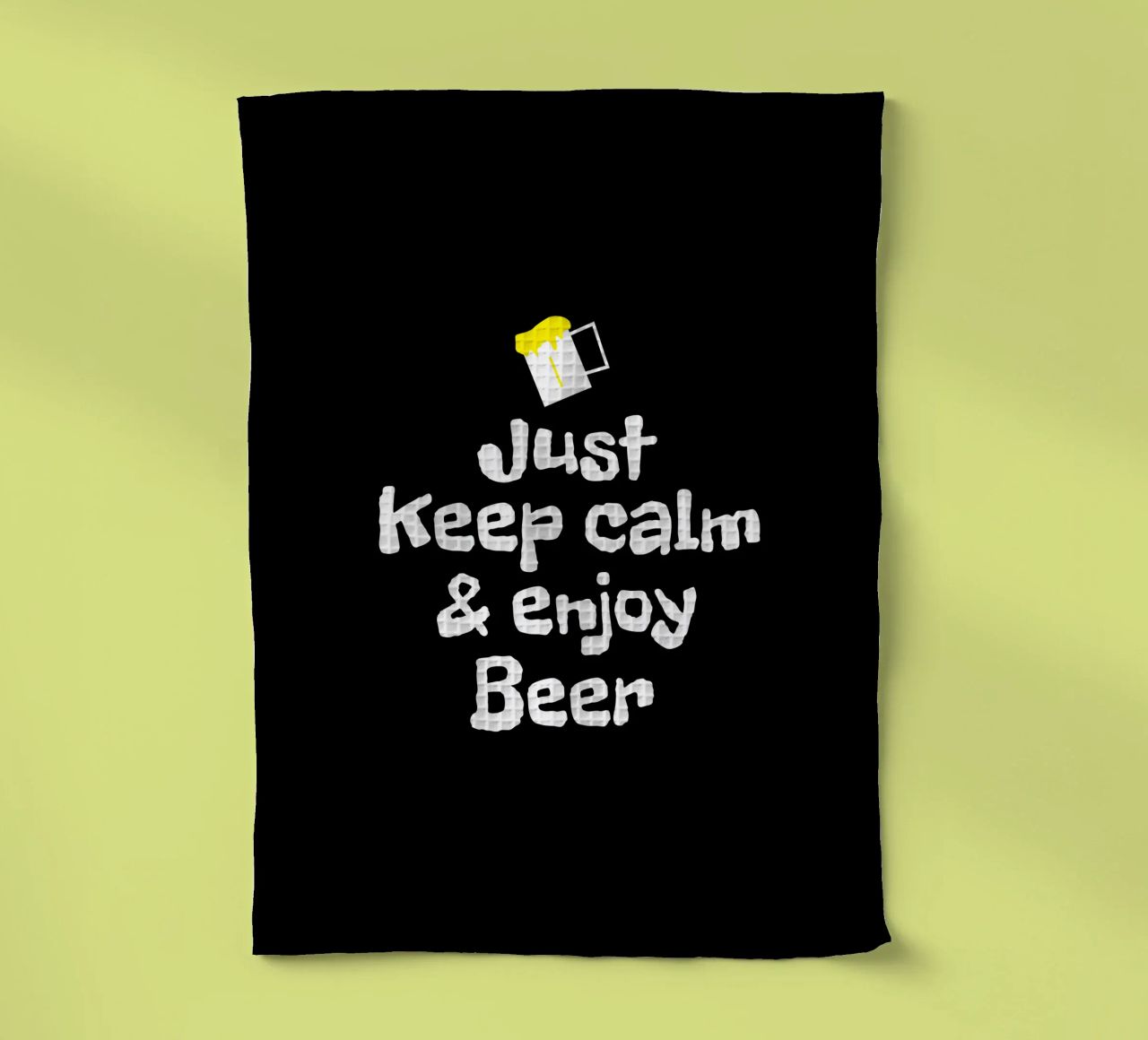Just keep calm and enjoy beer canovaccio da cucina da happieeagle
