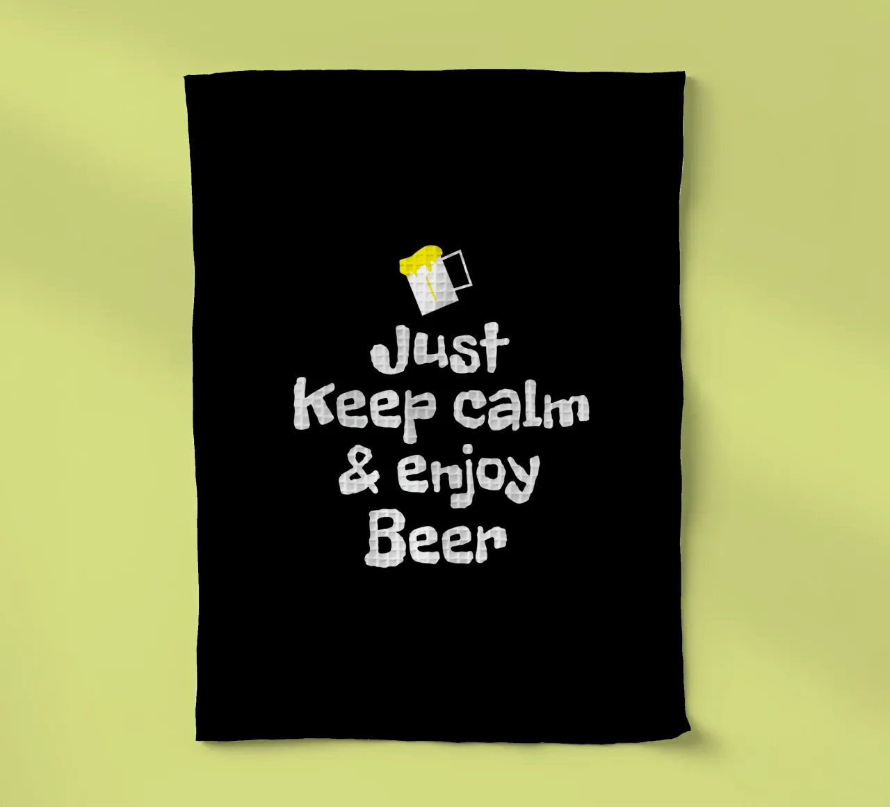 Just keep calm and enjoy beer canovaccio da cucina da happieeagle