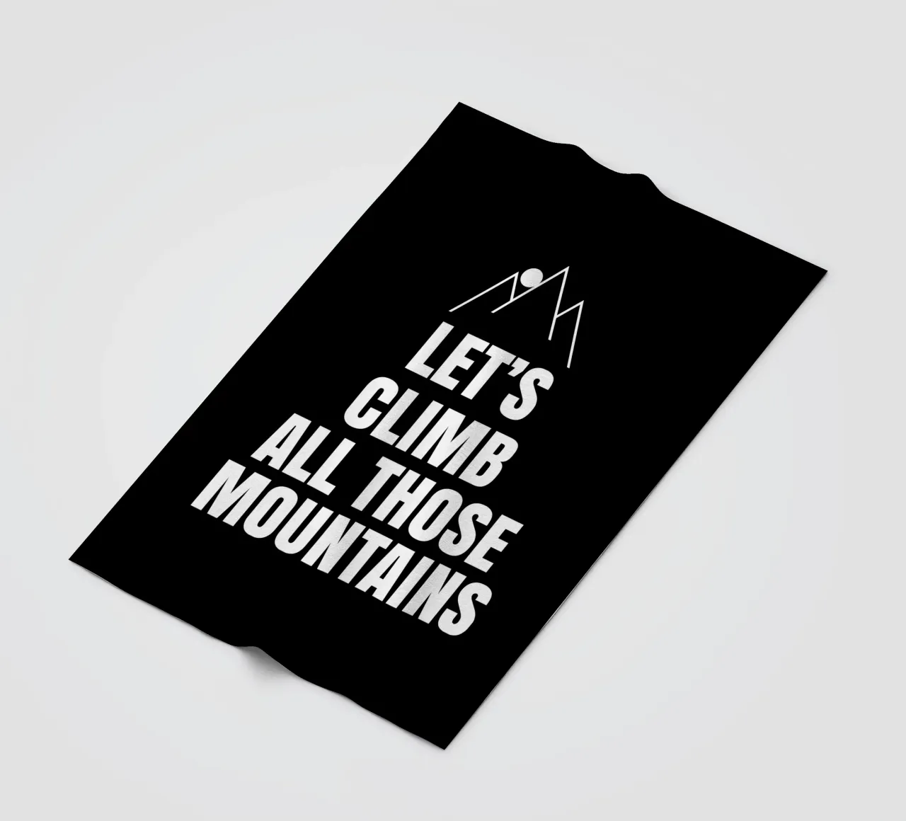 Let's climb all those mountains coperta in pile da happieeagle