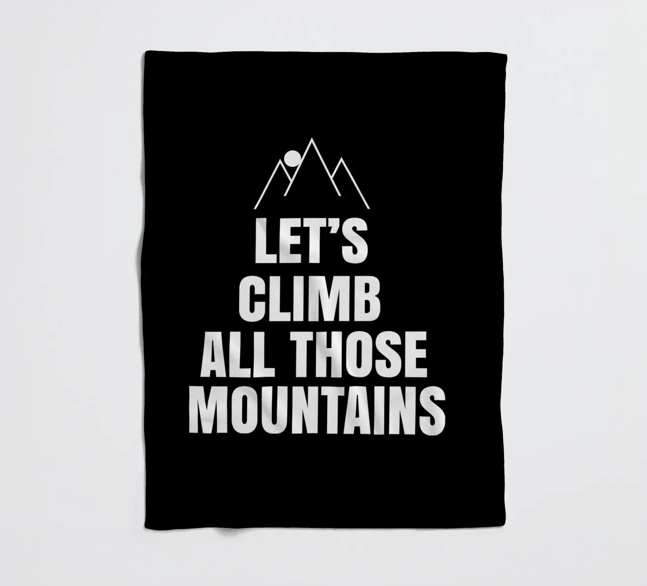 Let's climb all those mountains coperta in pile da happieeagle