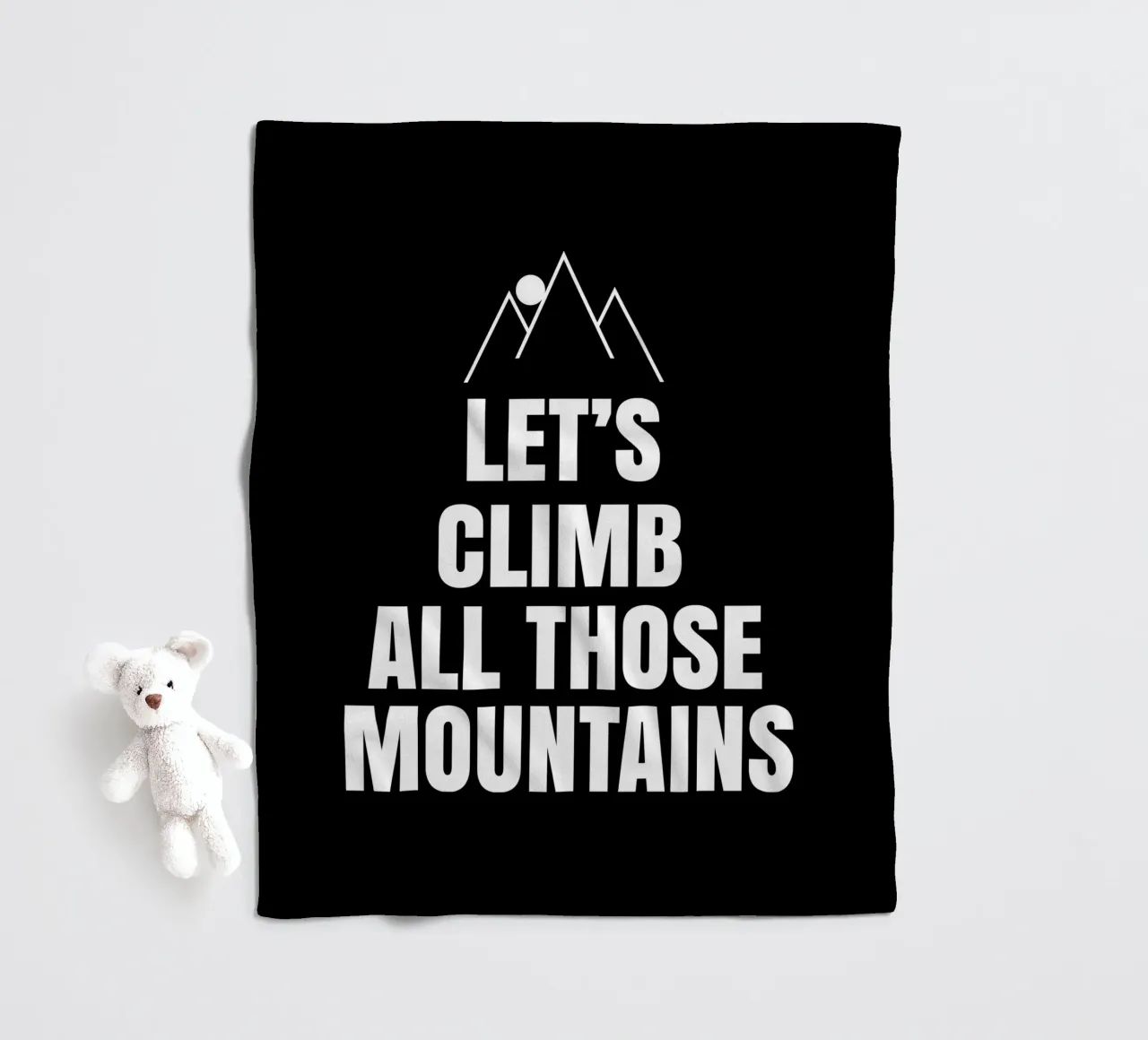 Let's climb all those mountains coperta in pile da happieeagle
