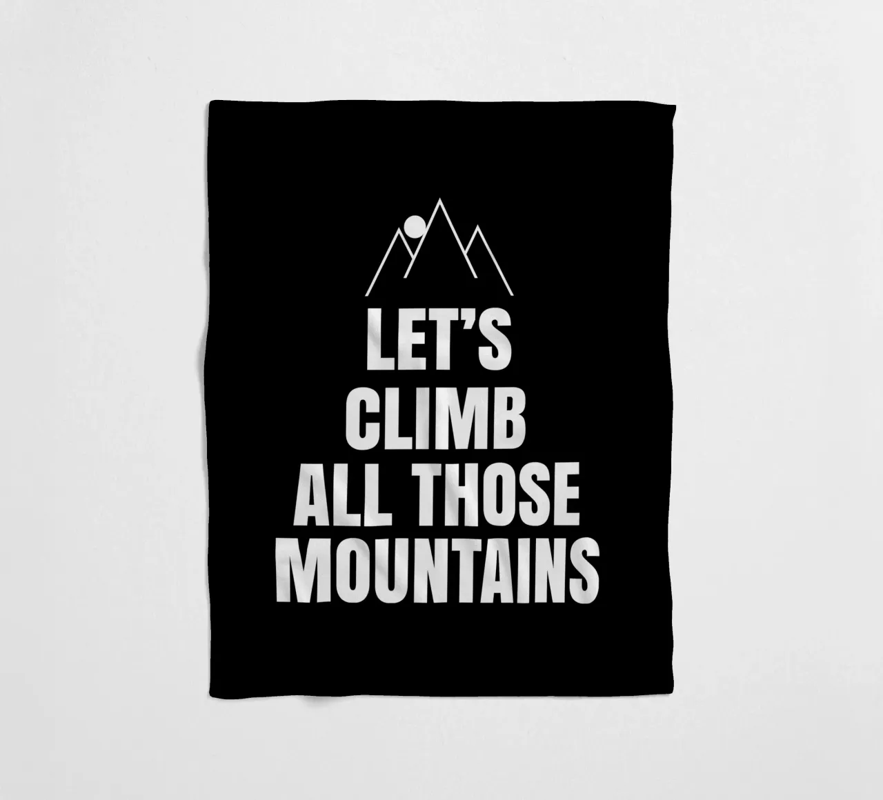 Let's climb all those mountains coperta in pile da happieeagle