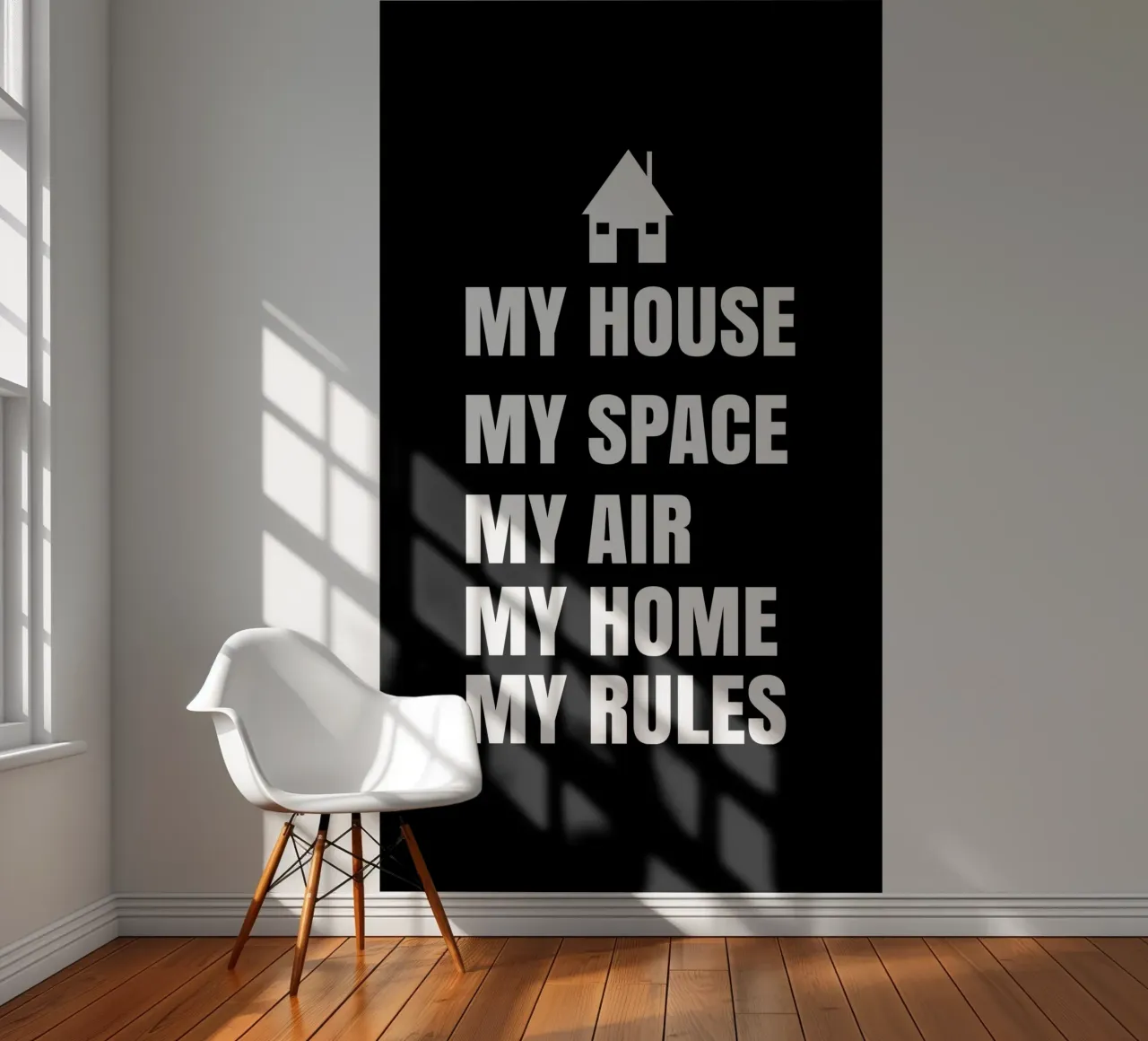My house. My space. My air. My home. My rules. photo wallpaper by happieeagle