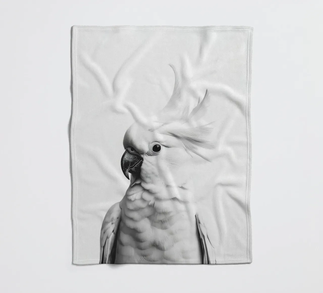 Coco Carino il cacatua coperta in pile da Carinaprint