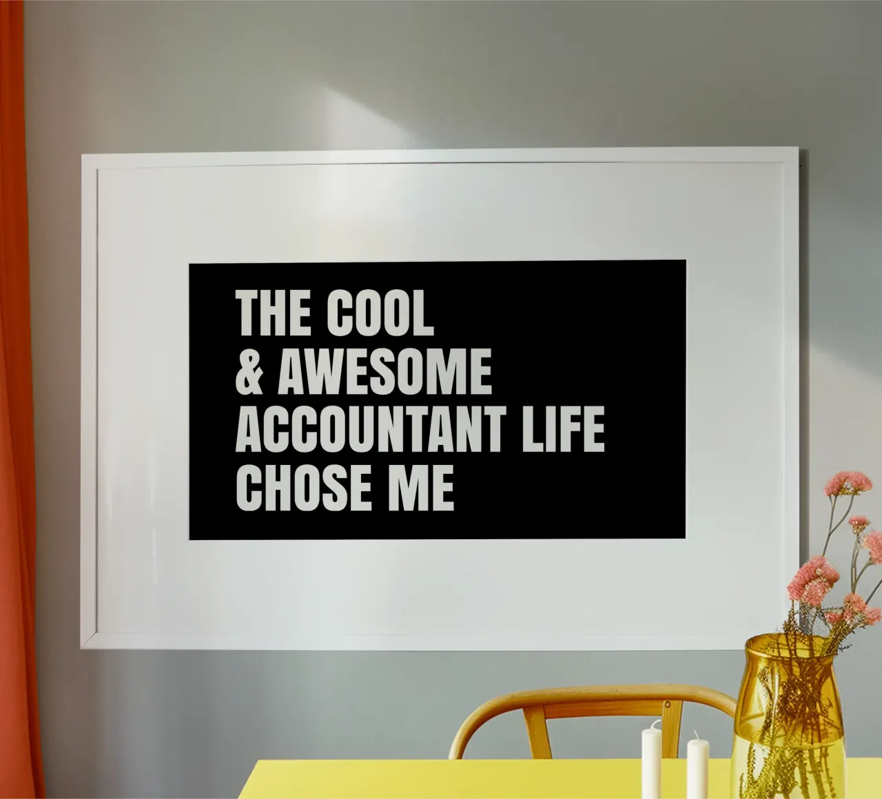 The cool and awesome accountant life chose me carta hahnemühle da happieeagle