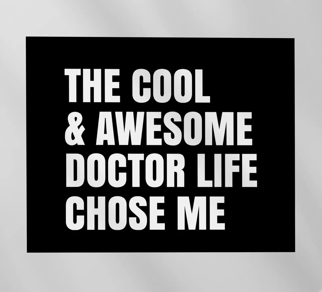 The cool and awesome doctor life chose me pellicola backlit da happieeagle