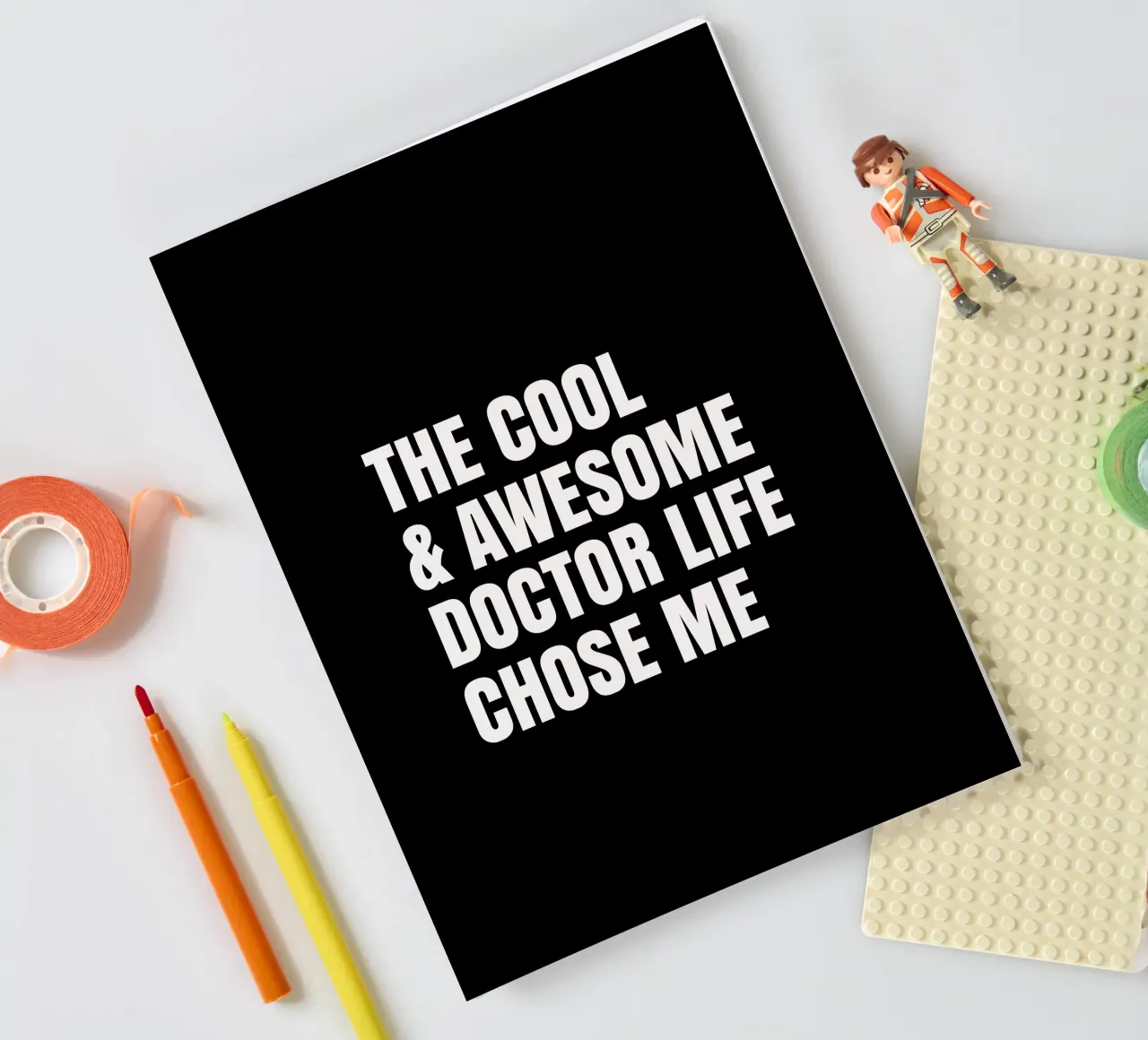 The cool and awesome doctor life chose me cuaderno de happieeagle
