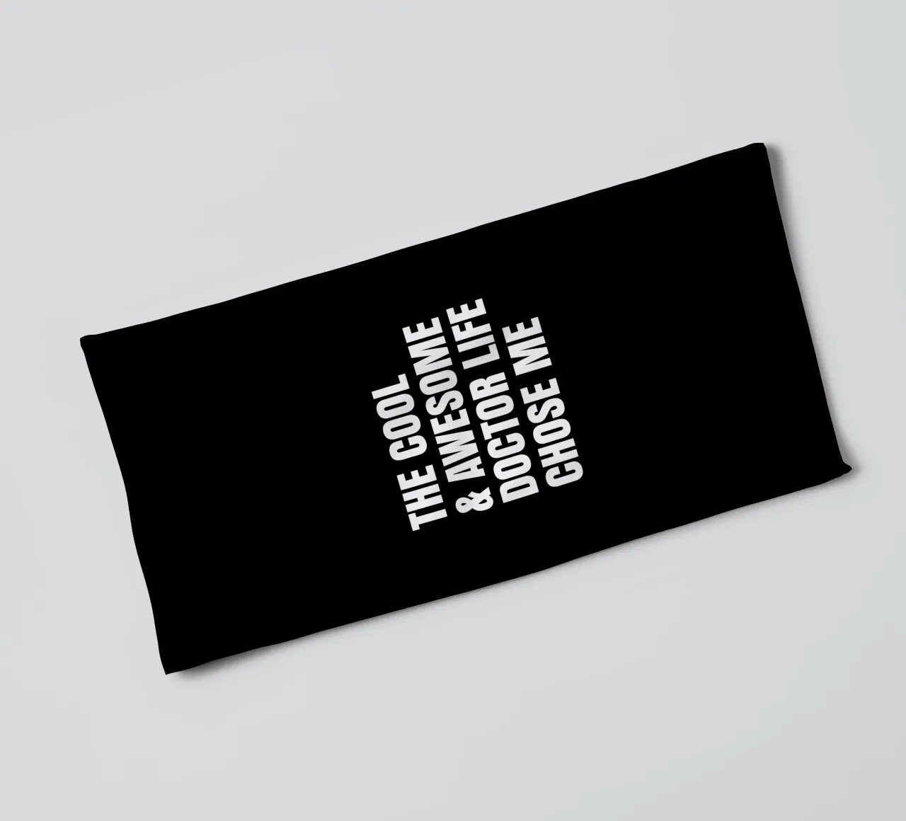 The cool and awesome doctor life chose me asciugamano da bagno da happieeagle