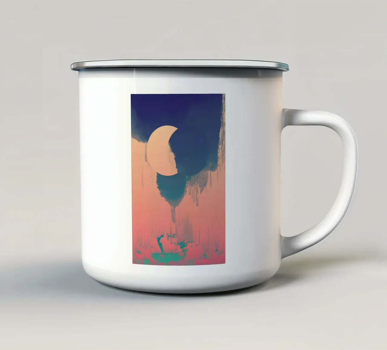 There Is So Much More Emaille Tasse von Adam Priester