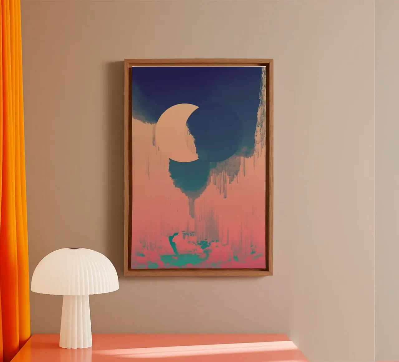There Is So Much More canvas met Baklijst van Adam Priester