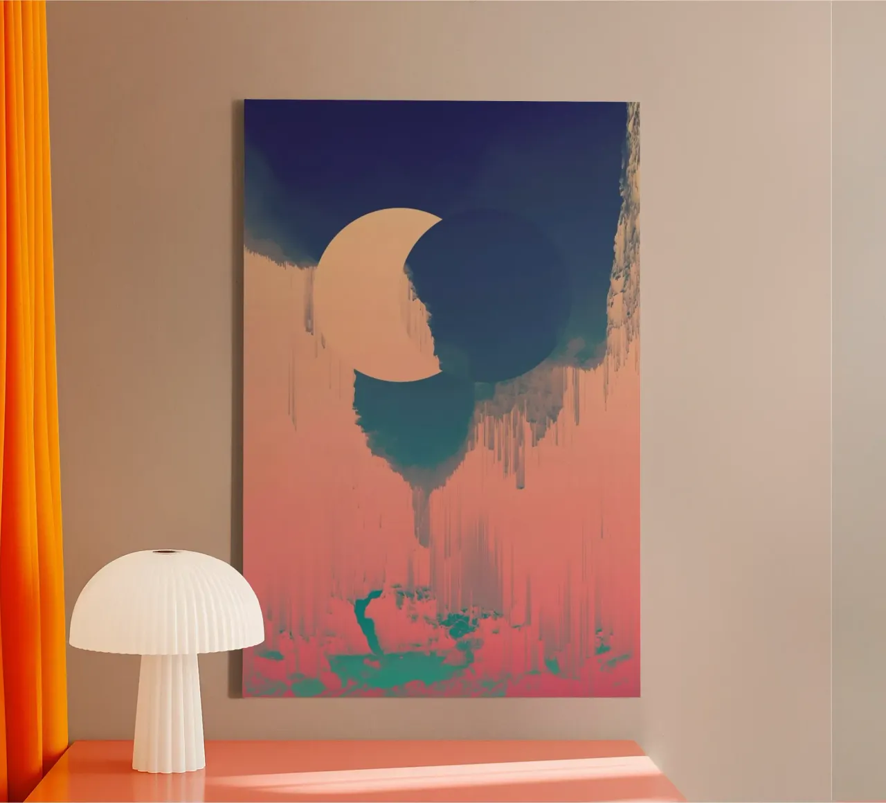 There Is So Much More canvas met Baklijst van Adam Priester