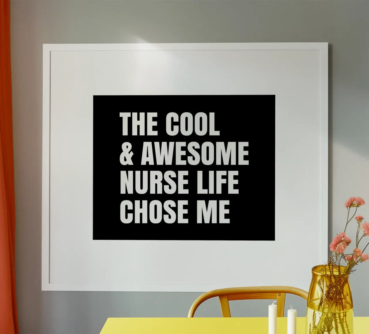The cool and awesome nurse life chose me poster de happieeagle