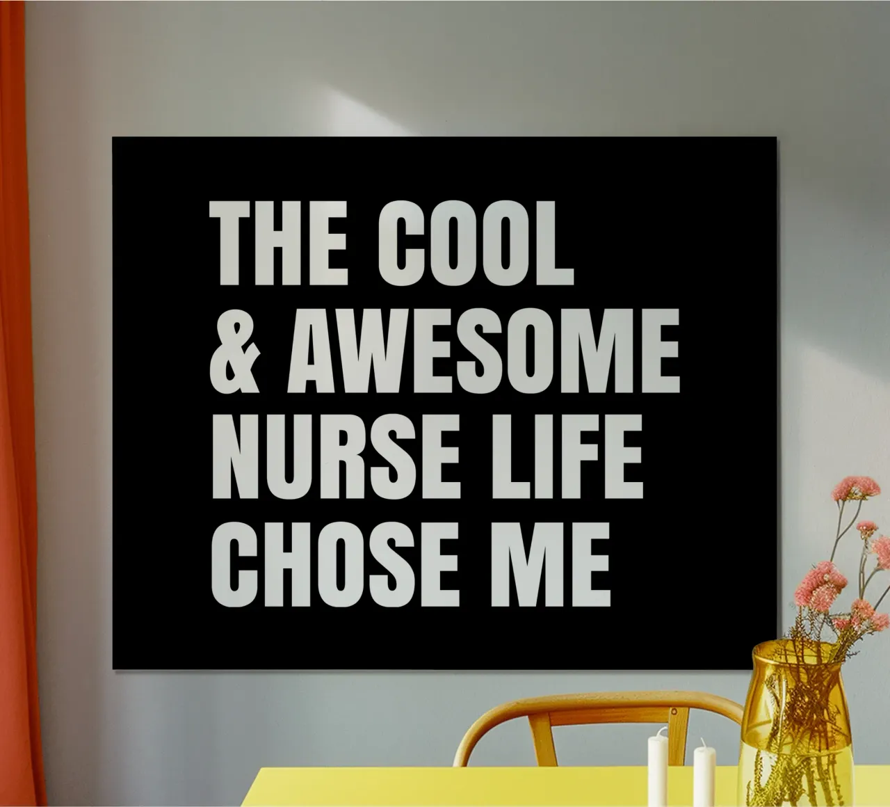 The cool and awesome nurse life chose me poster de happieeagle