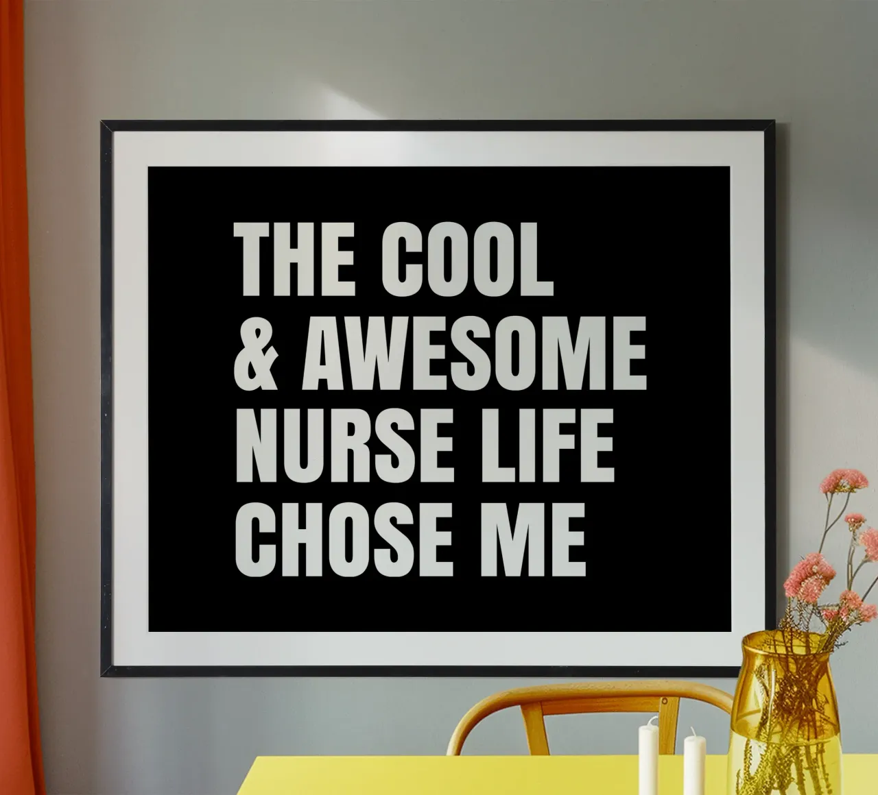 The cool and awesome nurse life chose me poster de happieeagle