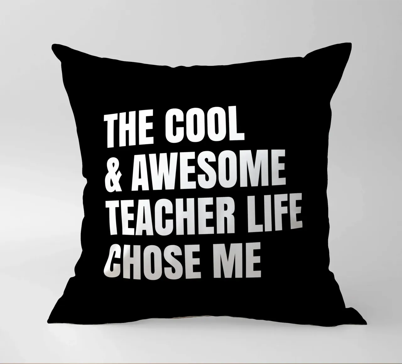 The cool and awesome teacher life chose me cuscino da happieeagle
