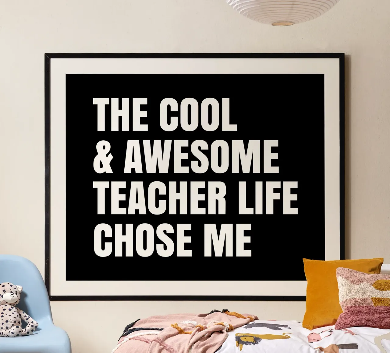 The cool and awesome teacher life chose me poster da happieeagle