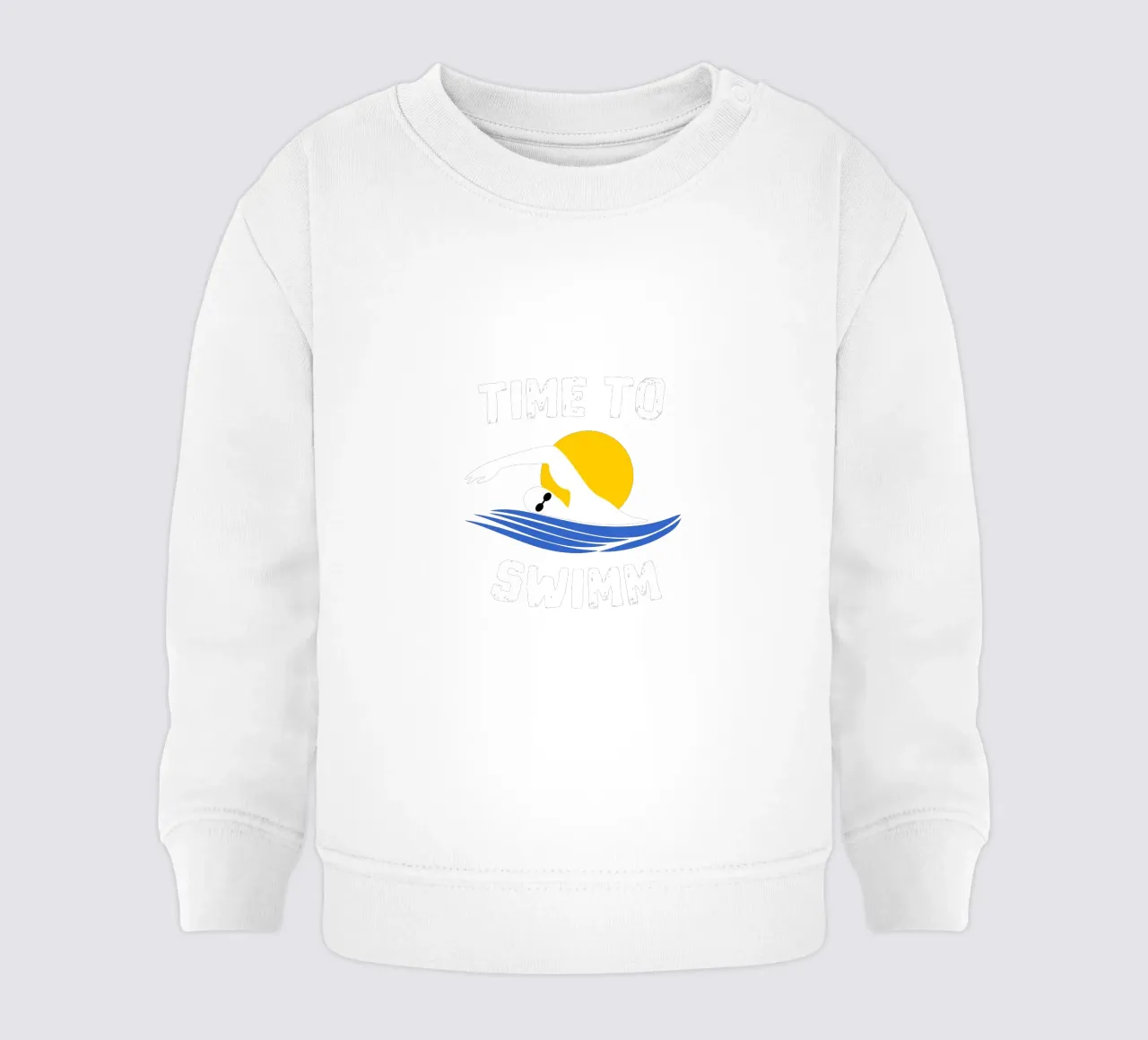 Time to swimm felpa neonato da happieeagle