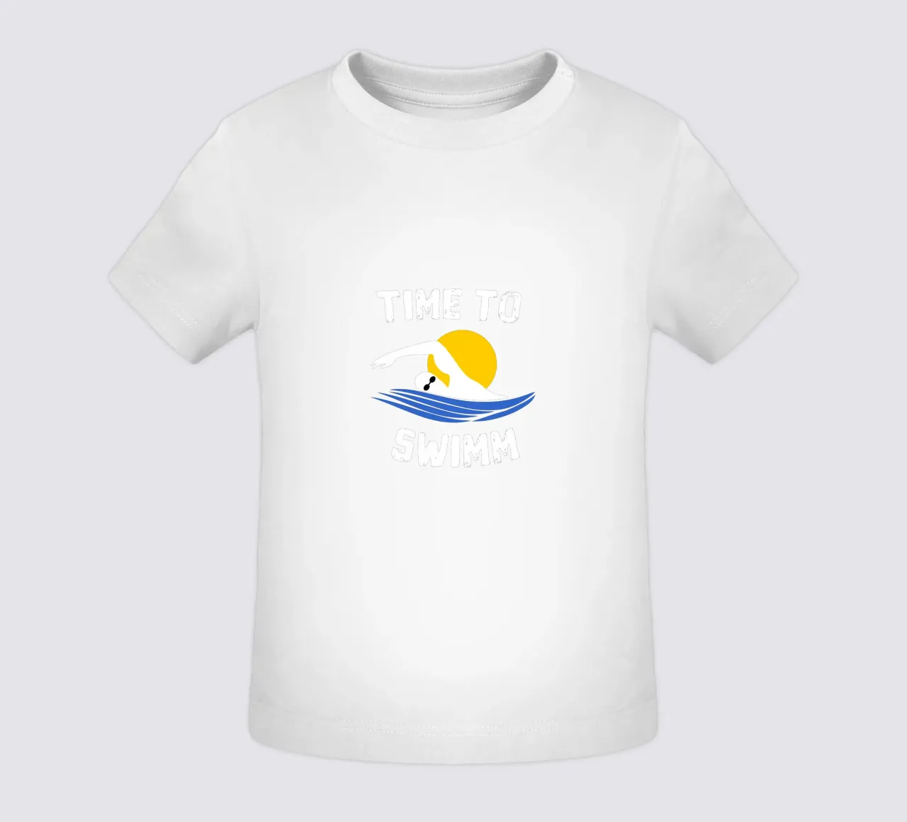 Time to swimm maglietta neonato da happieeagle